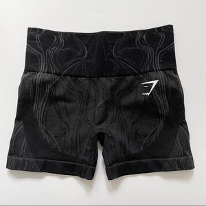 Gymshark black/grey mercury seamless shorts